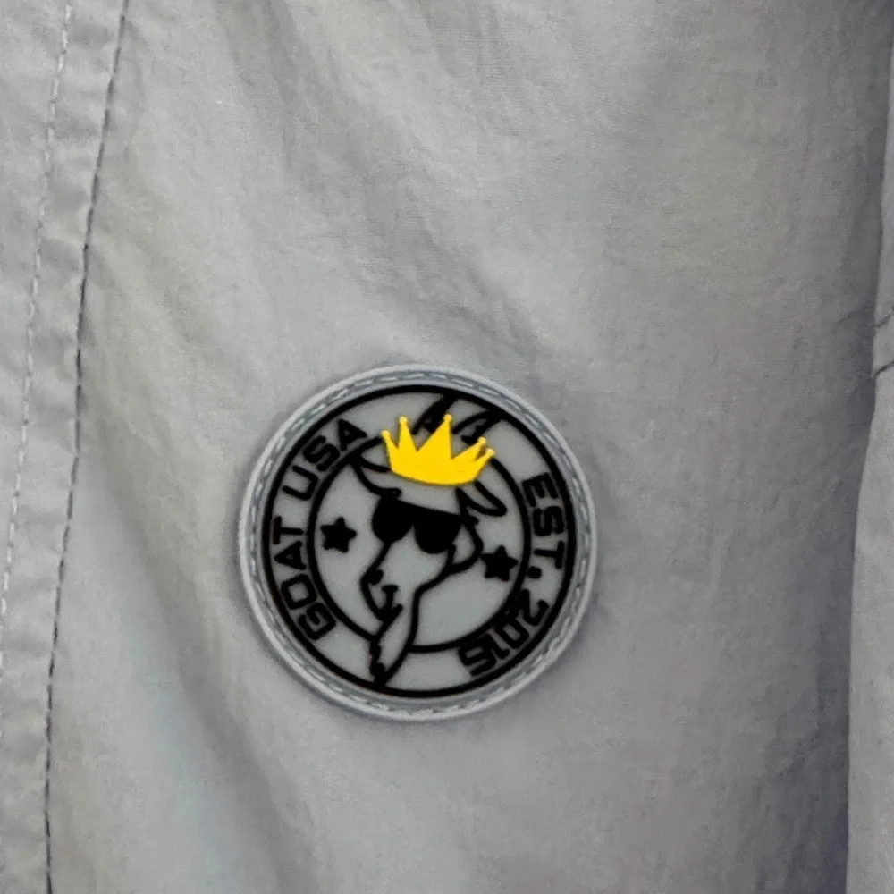 Goat Sky Blue Hooded Windbreaker Pullover
